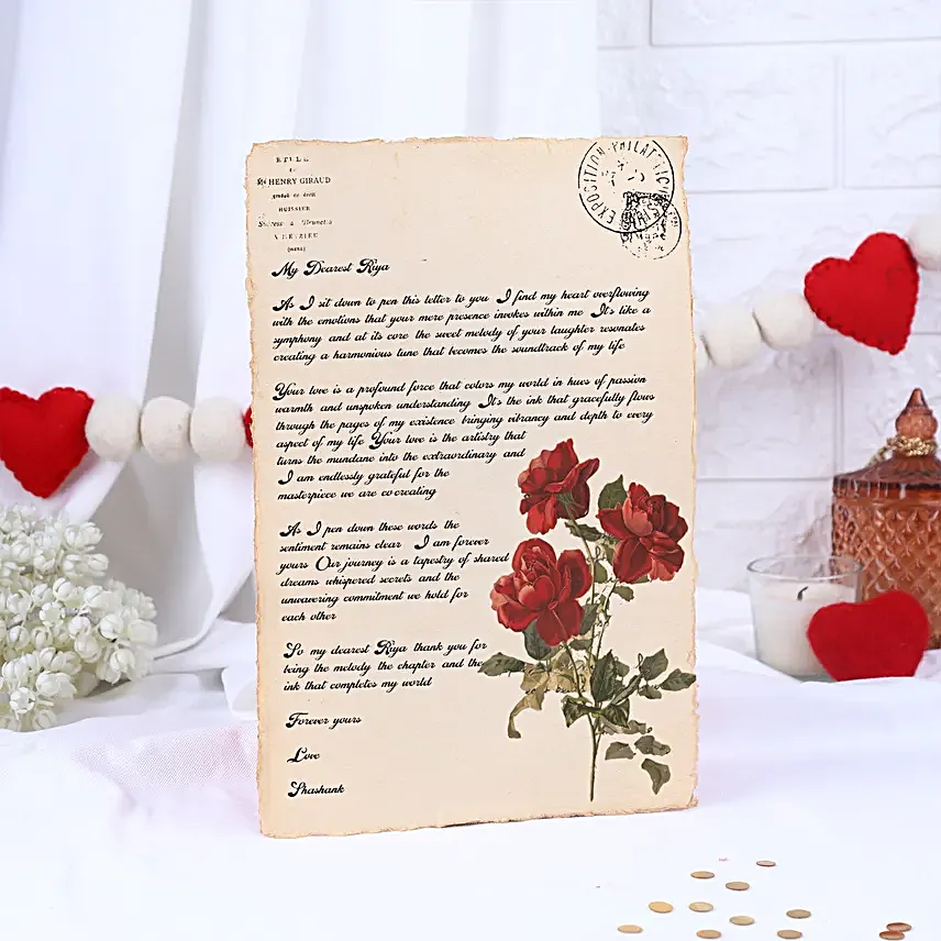 Personalised Vintage Style Valentine Gift Bundle