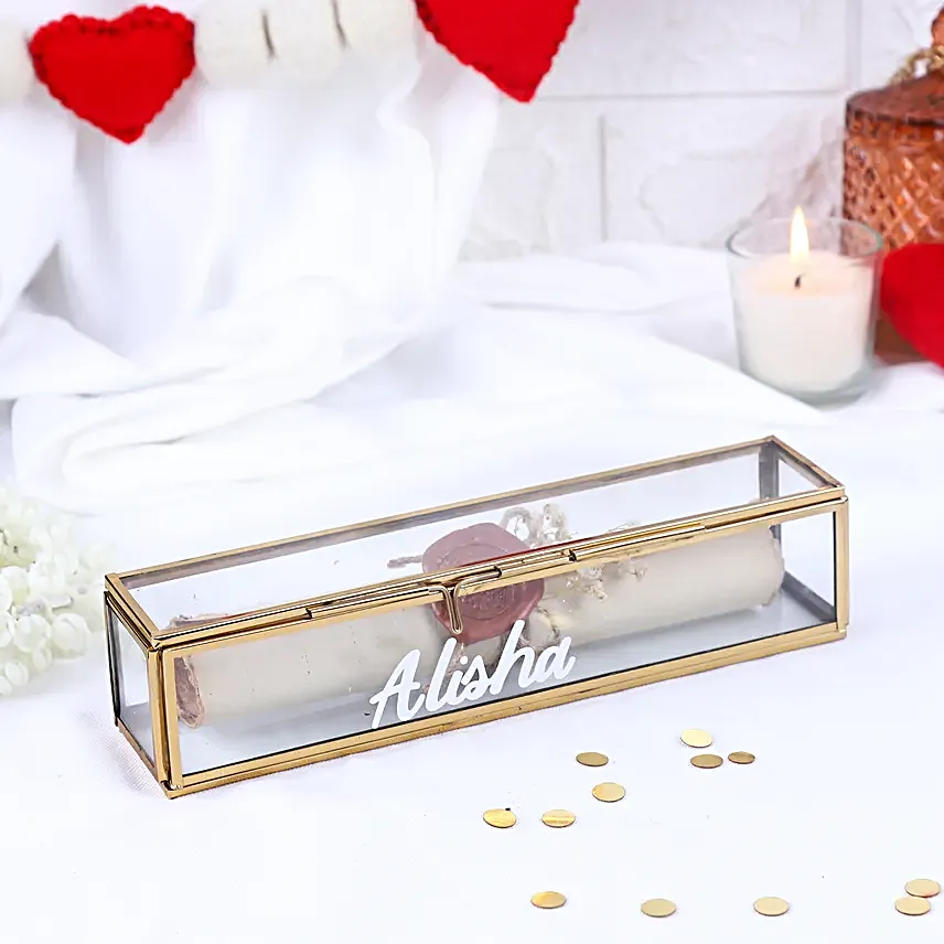 Personalised Vintage Style Valentine Gift Bundle