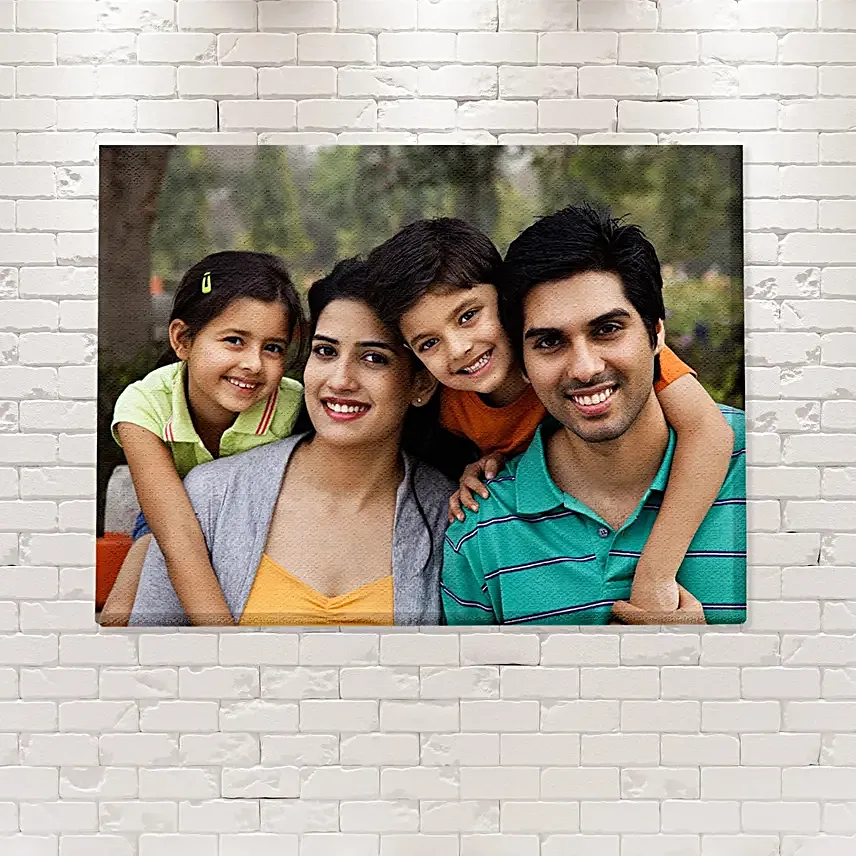 Personalised Water Proof Landscape Canvas Frame