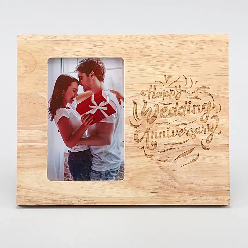 Personalised Wedding Anniversary Photo Frame