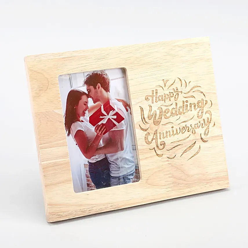 Personalised Wedding Anniversary Photo Frame