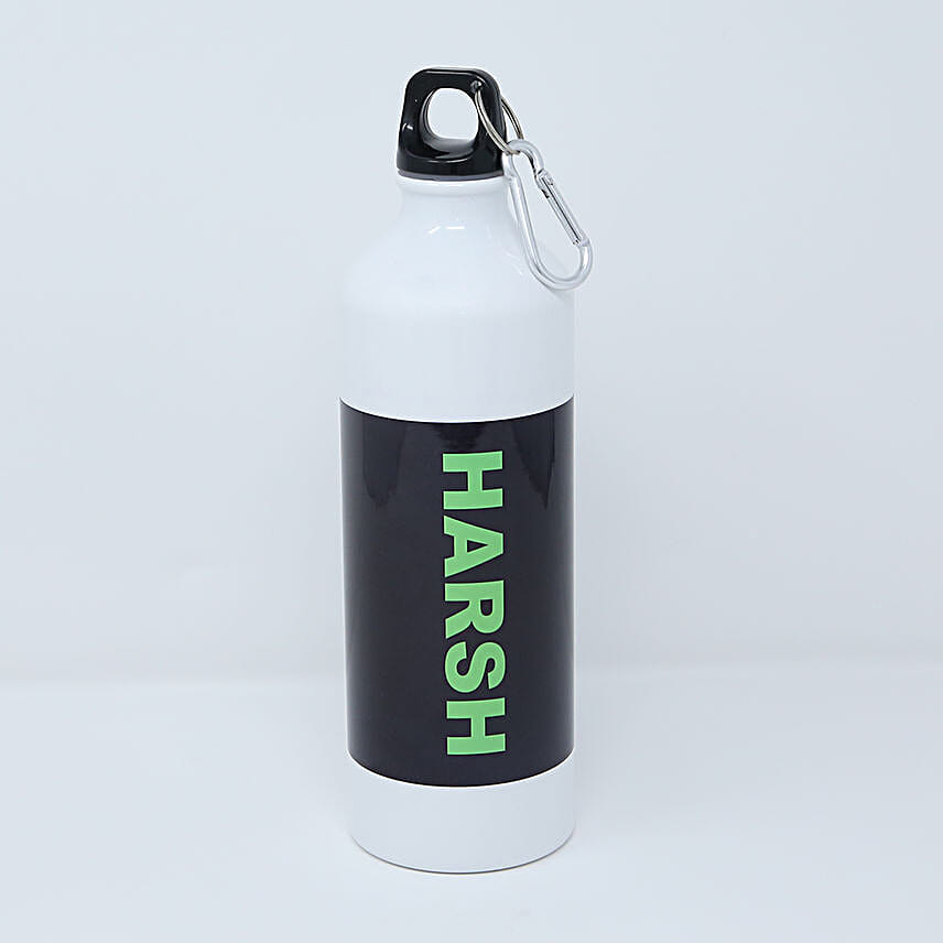 Personalised White Bottle For The Bold and Strong Hand Delivery