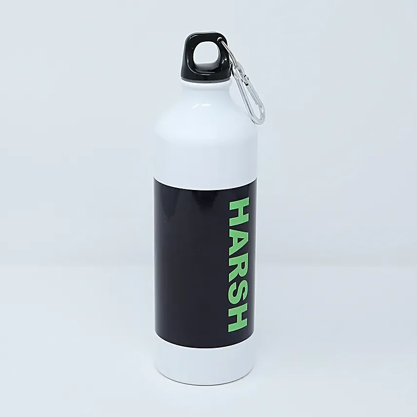 Personalised White Bottle For The Bold and Strong Hand Delivery