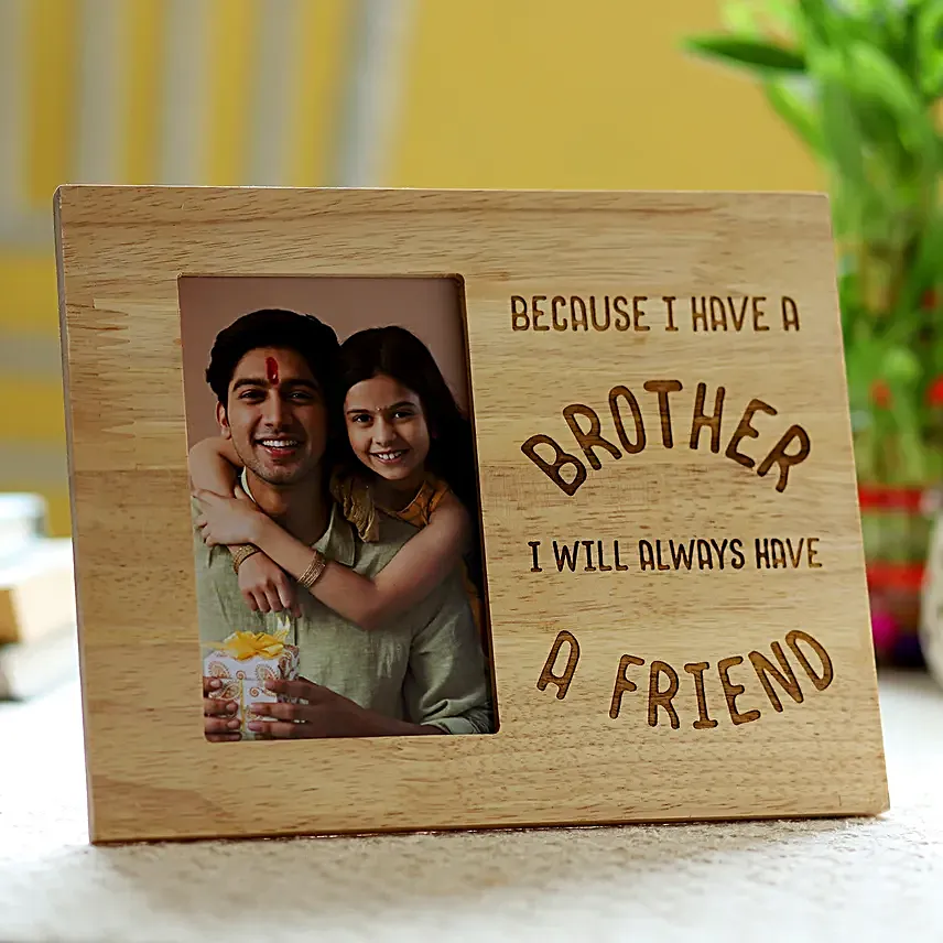 custom photo frame for bhai dooj online