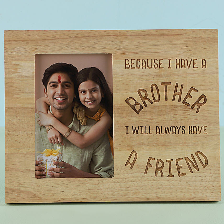 custom photo frame for bhai dooj online