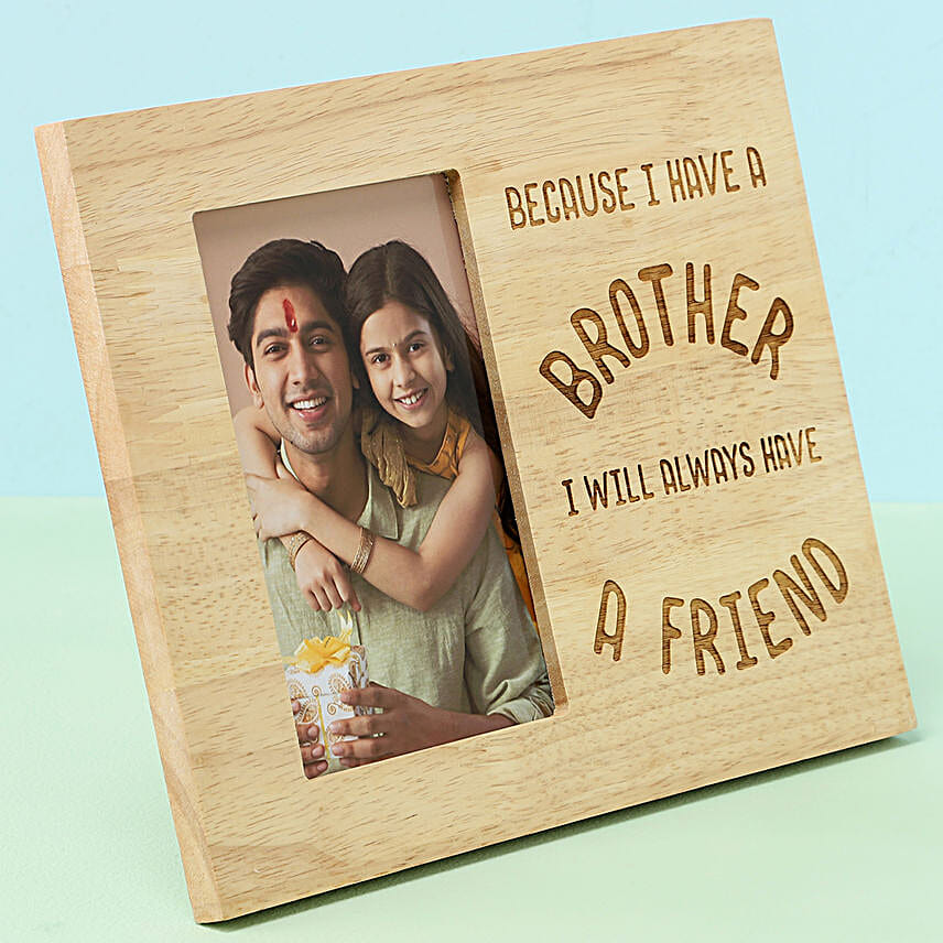 custom photo frame for bhai dooj online