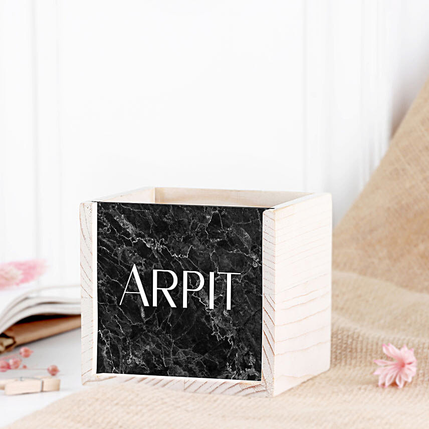 Personalised Wooden Organiser Gift