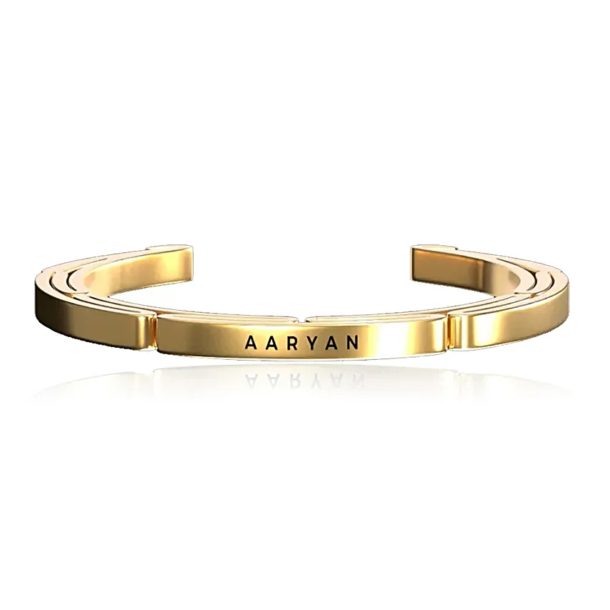 Personalised Zeus Kada Style Bracelet