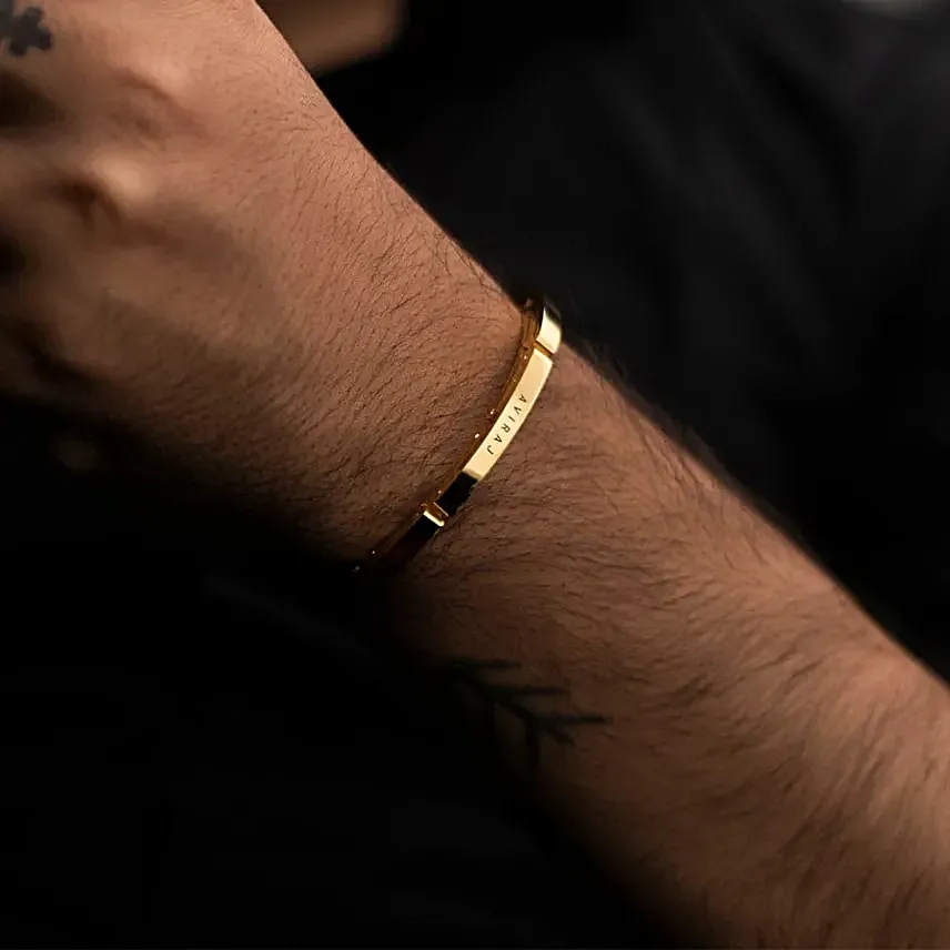Personalised Zeus Kada Style Bracelet