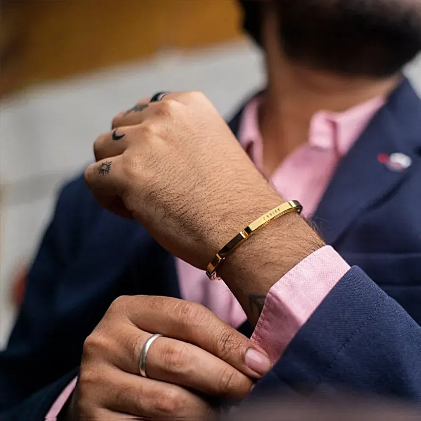 Personalised Zeus Kada Style Bracelet