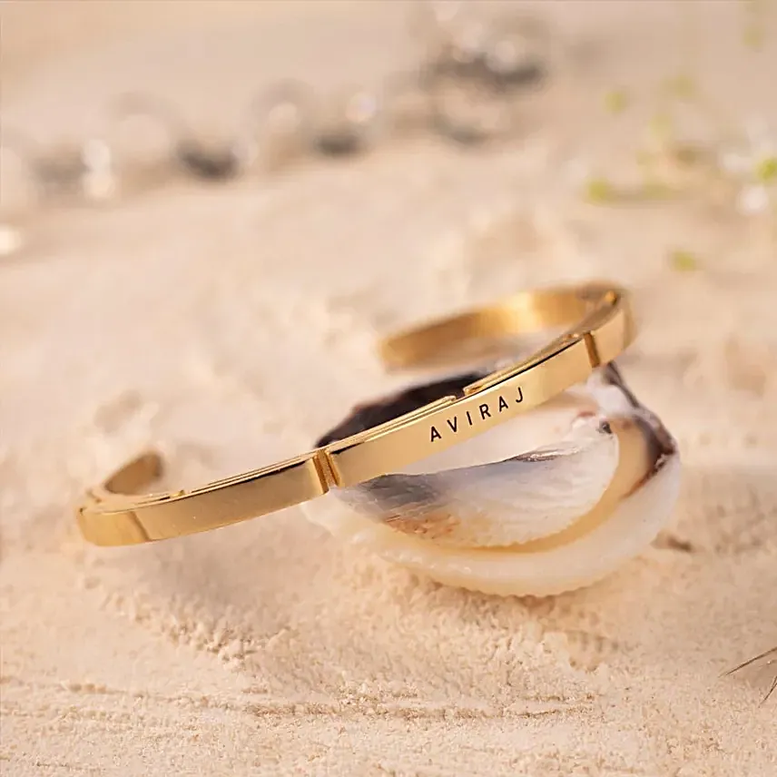 Personalised Zeus Kada Style Bracelet
