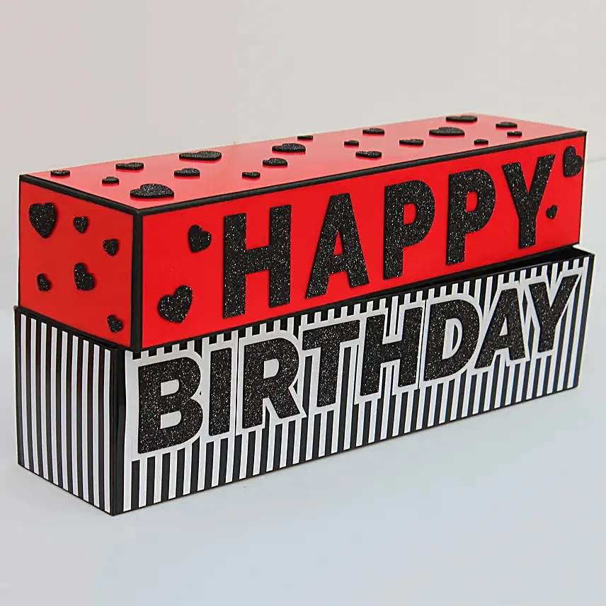 personalised zig zag pull out box for her