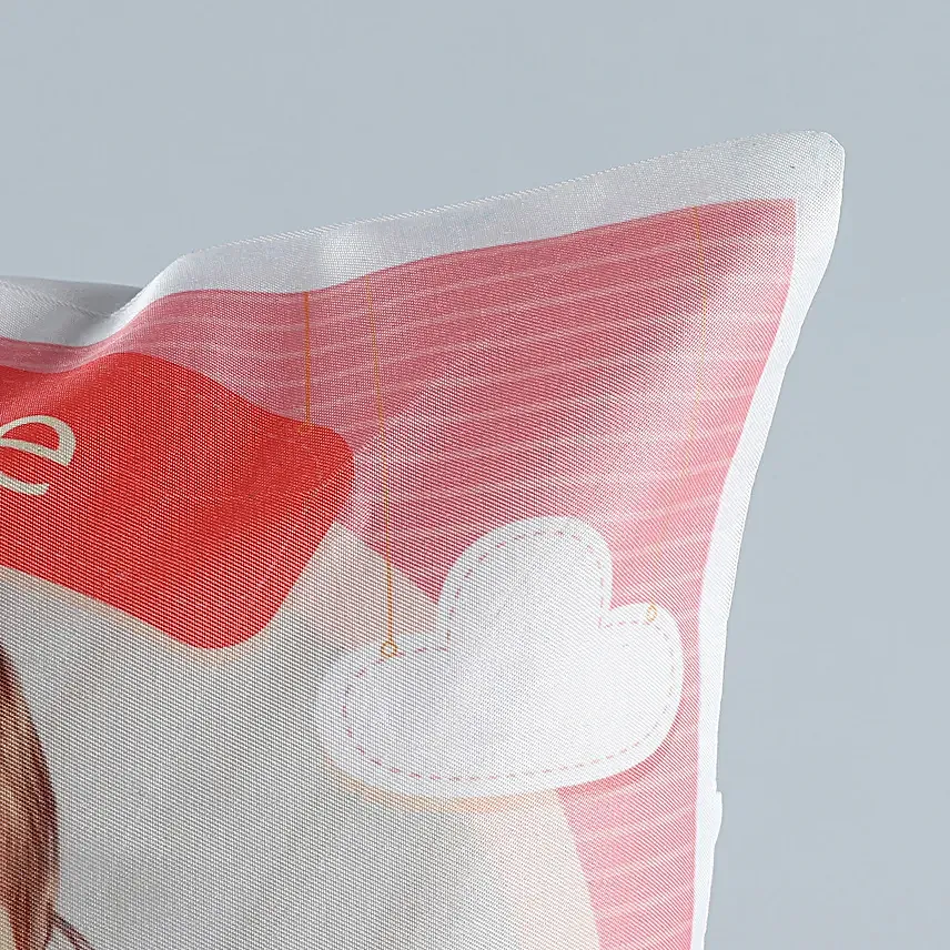 Customised cushion with photo