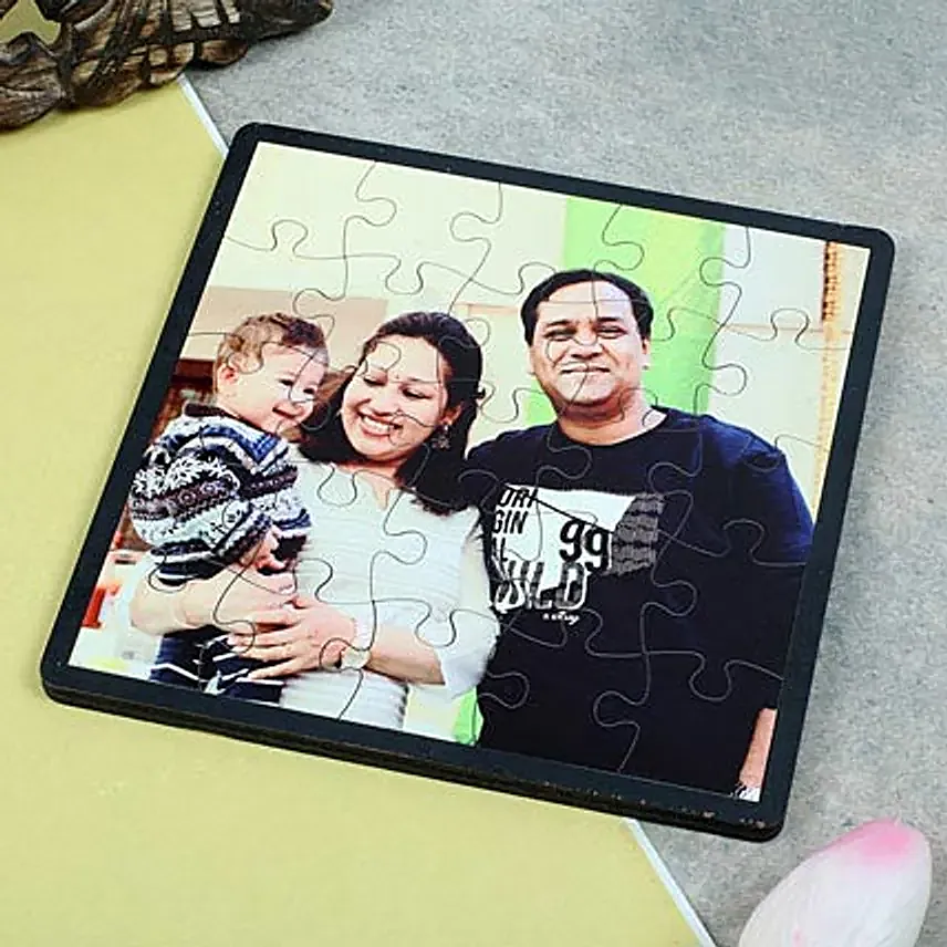 Personalised Wooden Square Puzzle