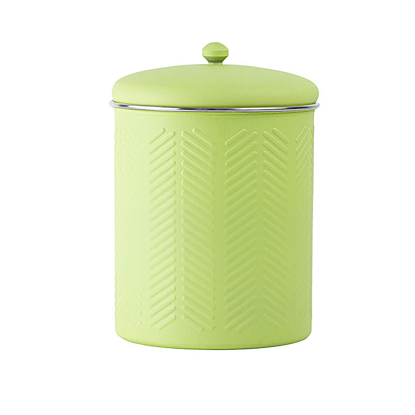 Pets Treat Jar N Bowl Set Green