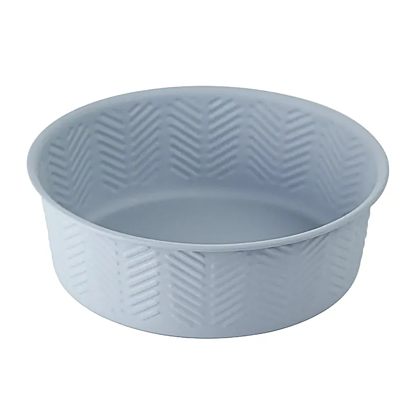 Pets Treat Jar N Bowl Set Grey