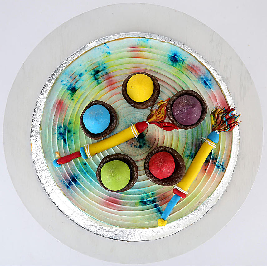 Pichkari & Gulal Cake Online