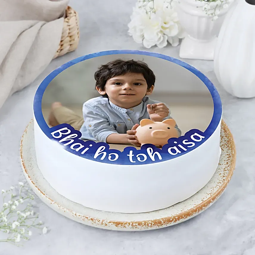 Pineapple Love Cake for Bhai Half Kg