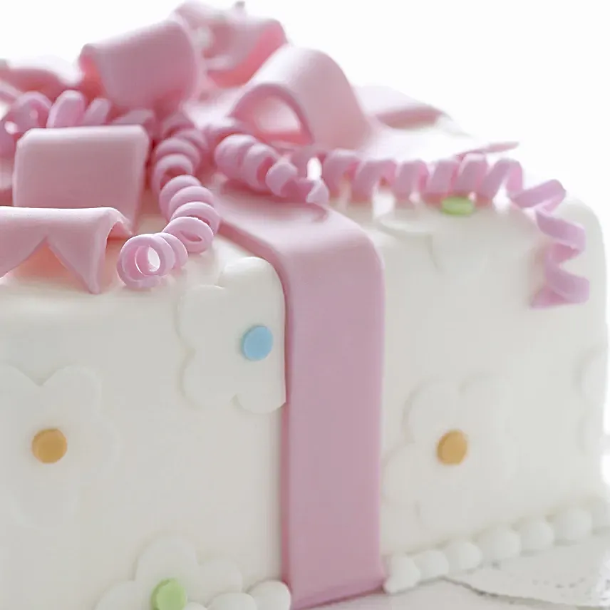 Bow Wrap Designer Cake For Girls