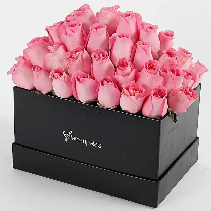 Heavenly Pink Roses Arrangement