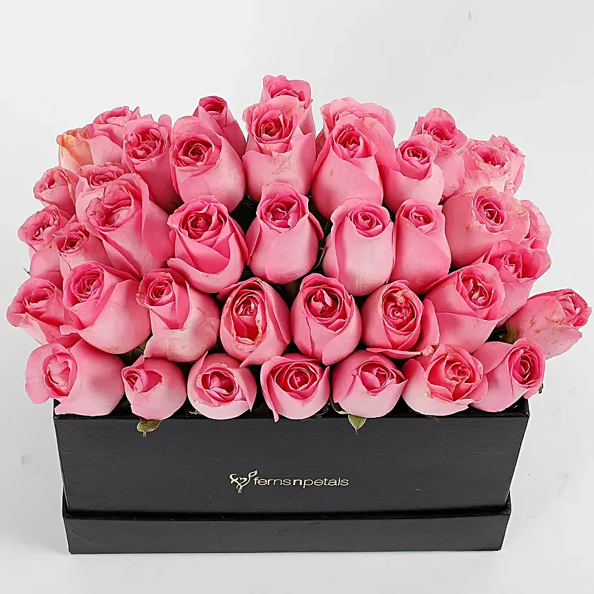 Heavenly Pink Roses Arrangement