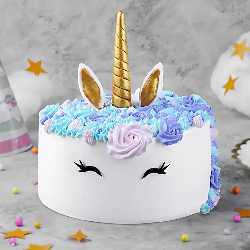 OnlinePink Unicorn Chocolate Cake