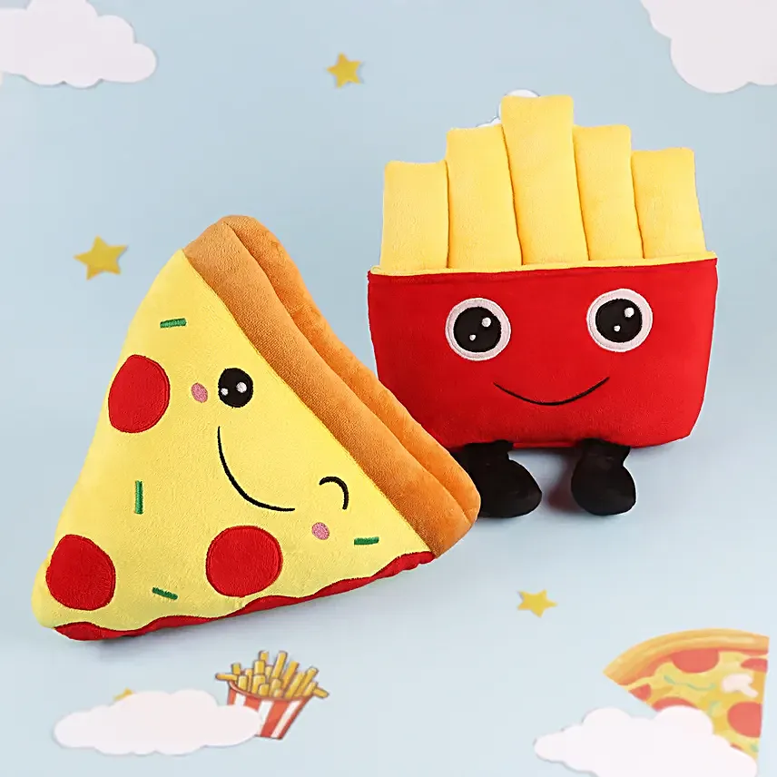 Pizza N Fries Plush Toy Combo