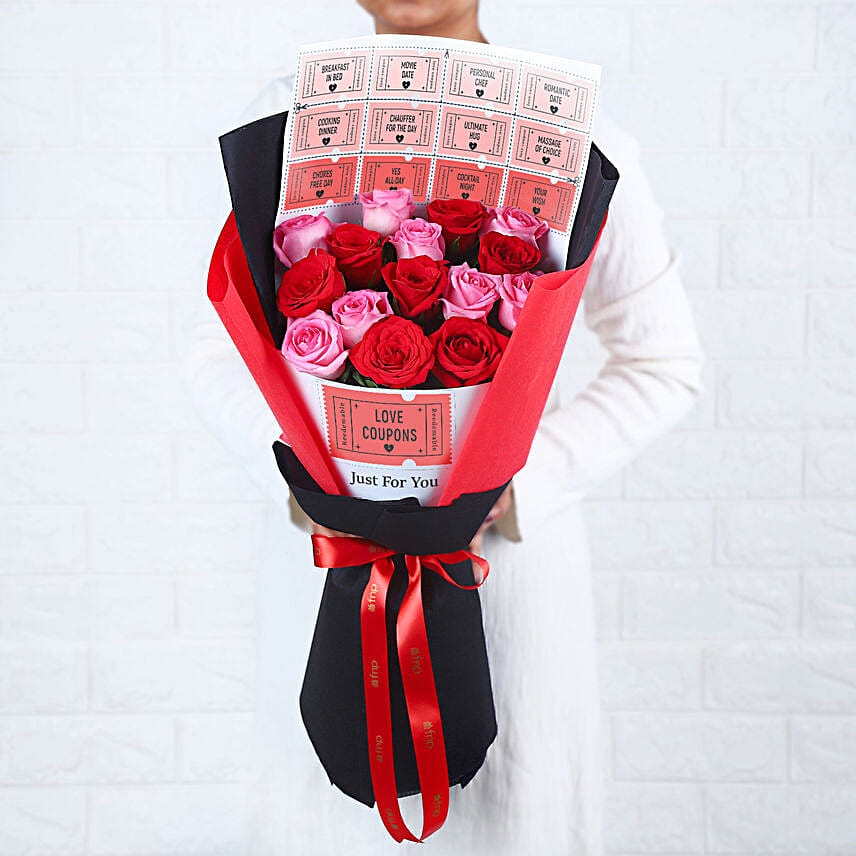 Playful Affection Love Coupons Rose