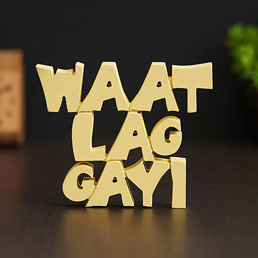 Playful Waat Lag Gayi Decorative Showpiece