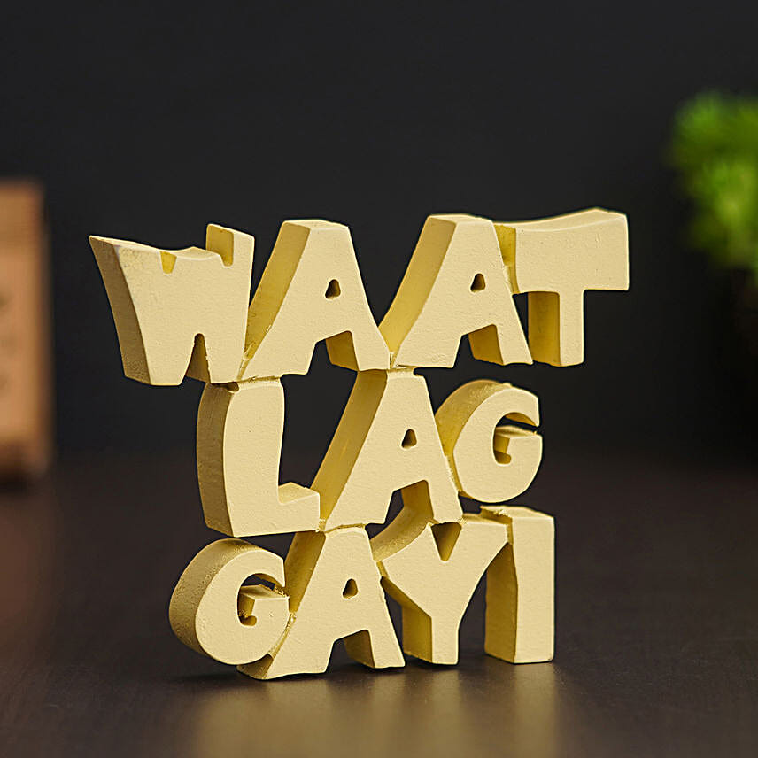 Playful Waat Lag Gayi Decorative Showpiece