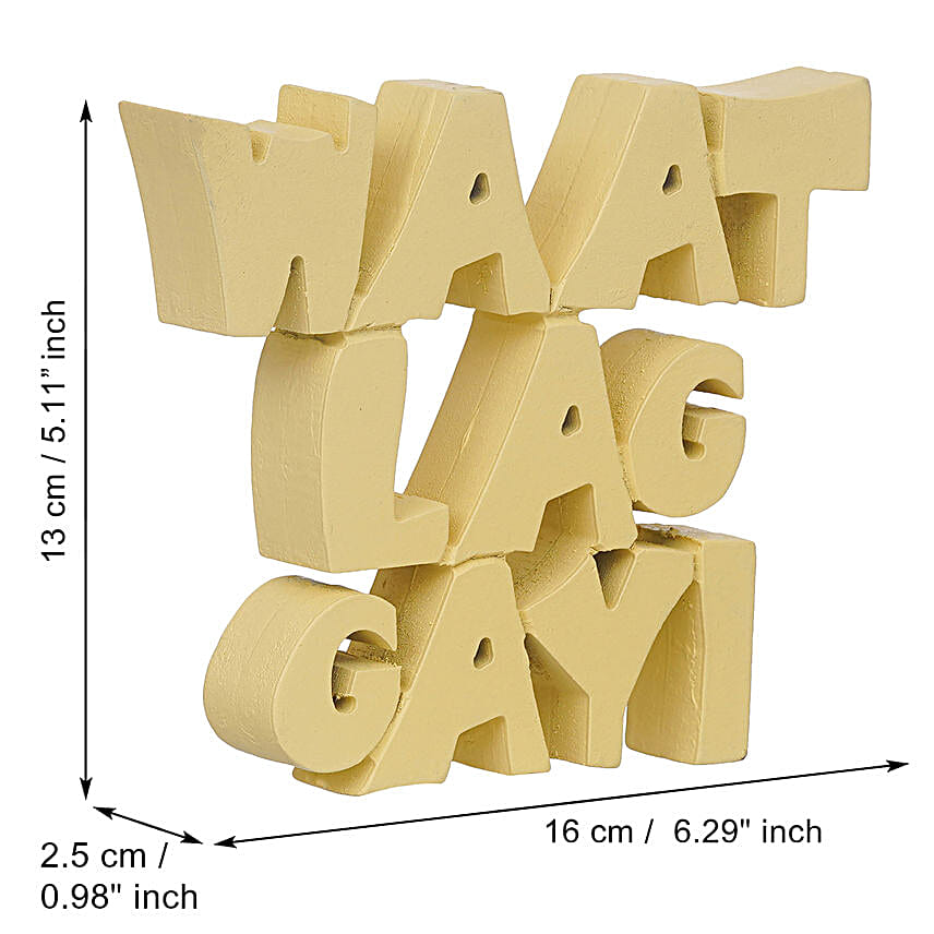 Playful Waat Lag Gayi Decorative Showpiece