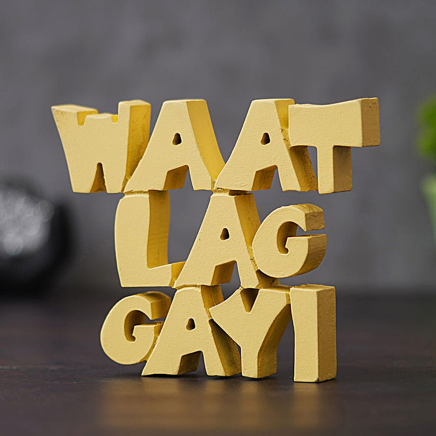 Playful Waat Lag Gayi Decorative Showpiece