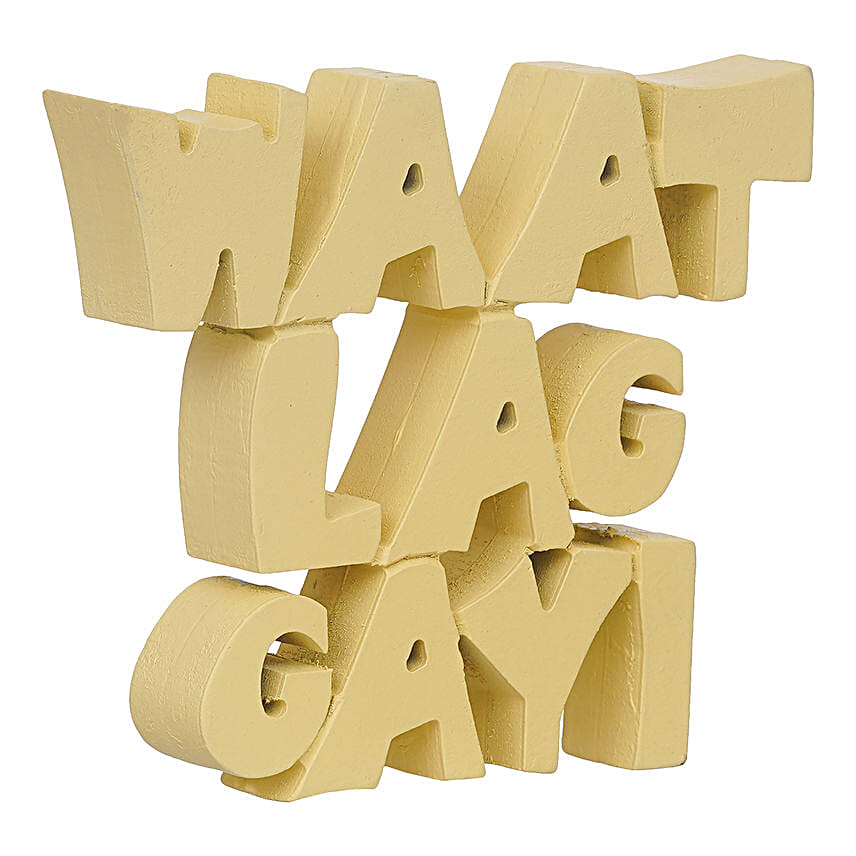 Playful Waat Lag Gayi Decorative Showpiece