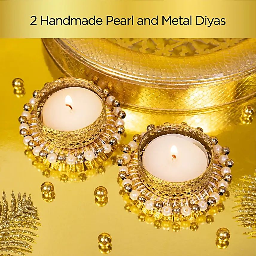 Premium Dry Fruits N Diya Gift Hamper