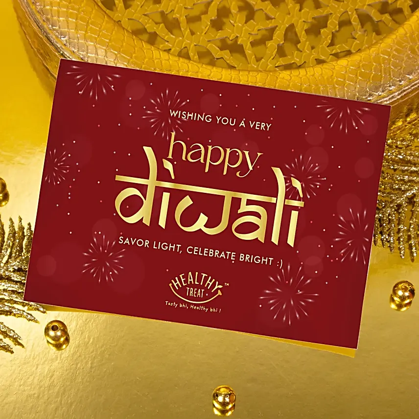 Premium Dry Fruits N Diya Gift Hamper