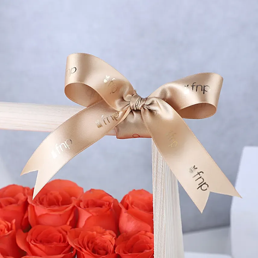 Premium Orange Roses Arrangement