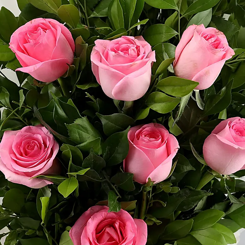 Pretty In Pastel Roses Bouquet Truffle Cake