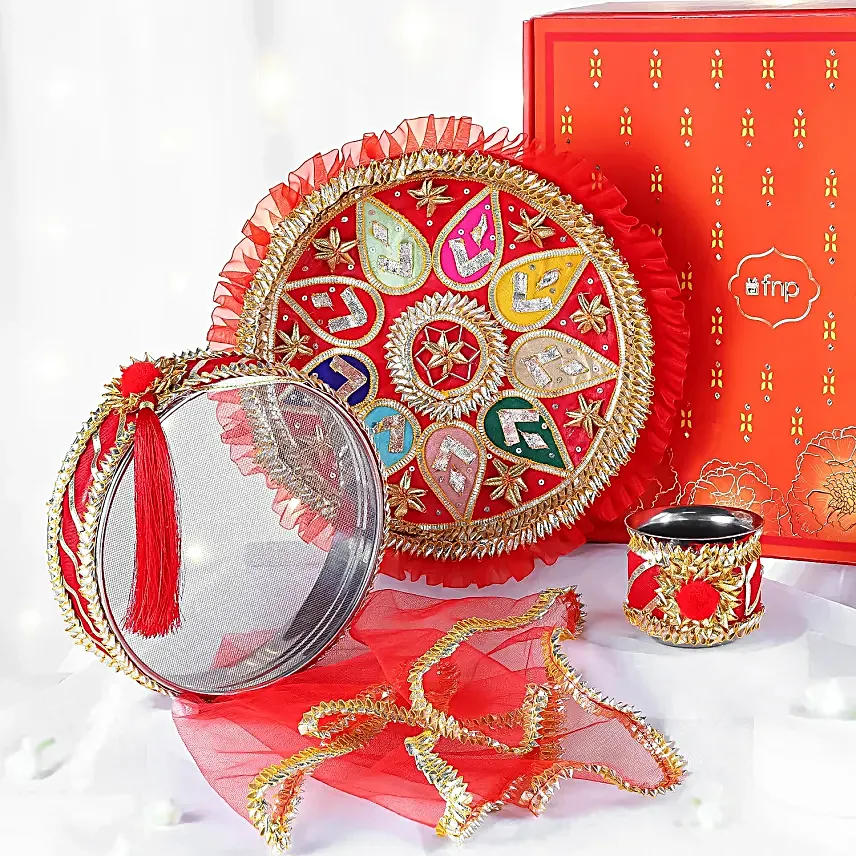 Promise Of Love Karwa Chauth Thali Set
