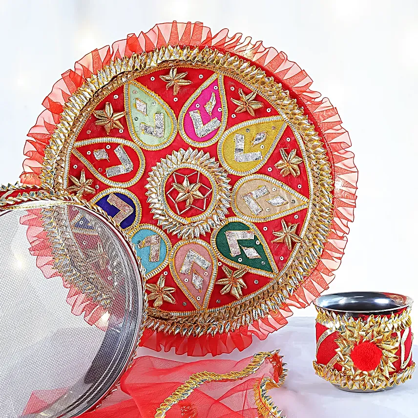 Promise Of Love Karwa Chauth Thali Set