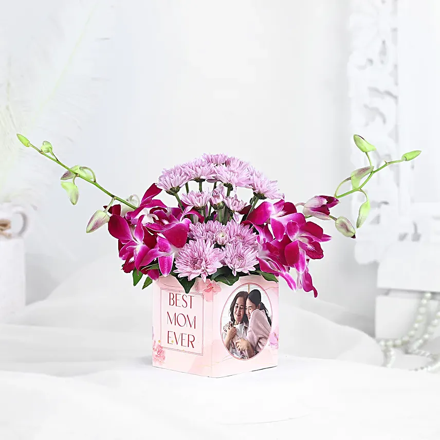 Purple Bloom For Best Mom