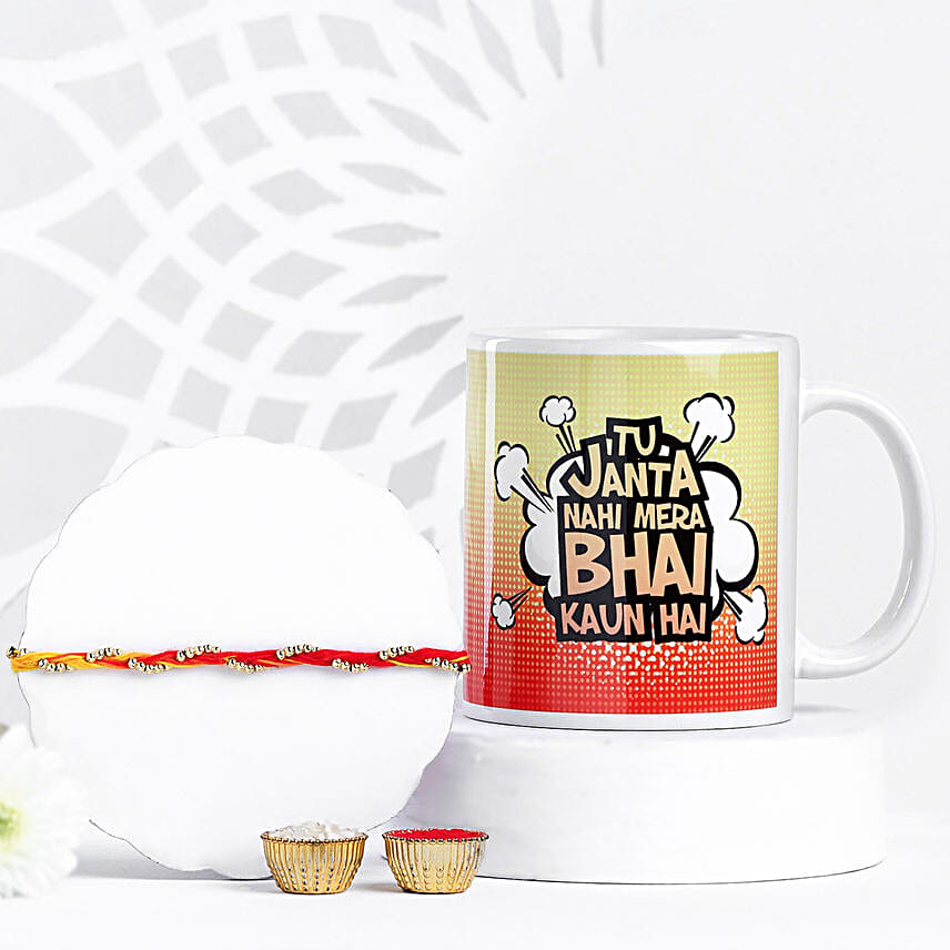 Pyaar Ka Dhaga Mauli Rakhi N Quirky Mug For Brother