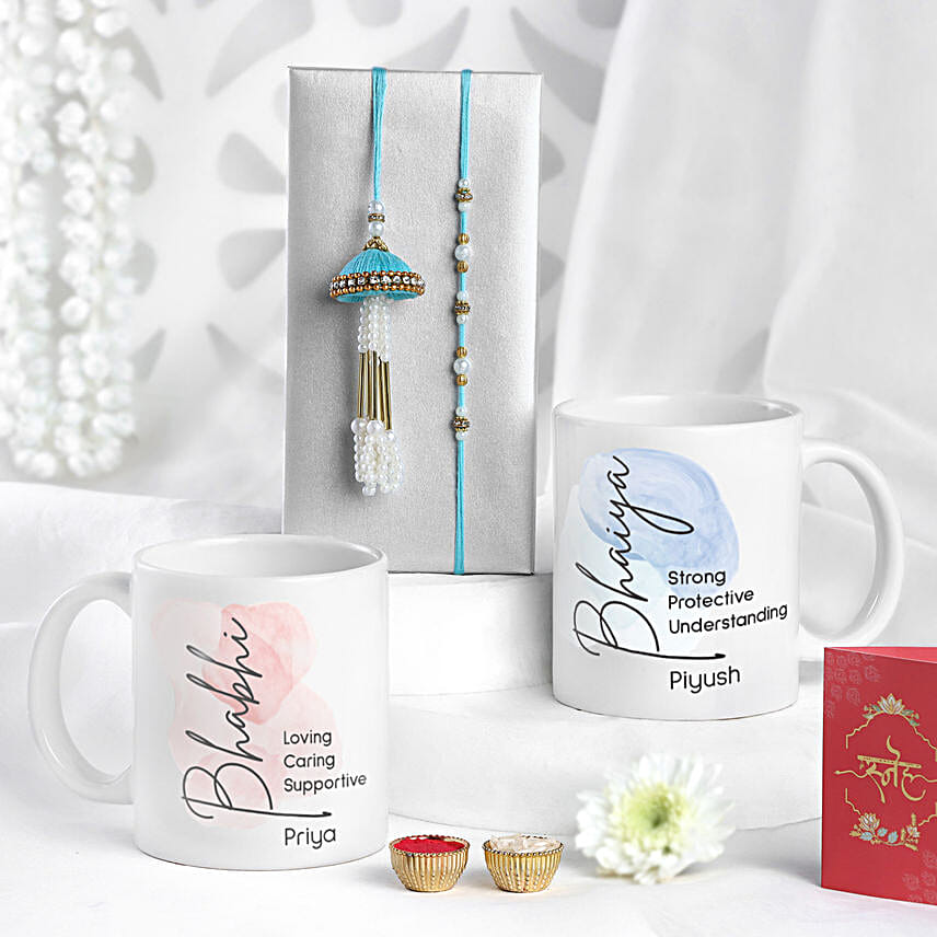 Radiant Rakhi N Mug Celebration Combo