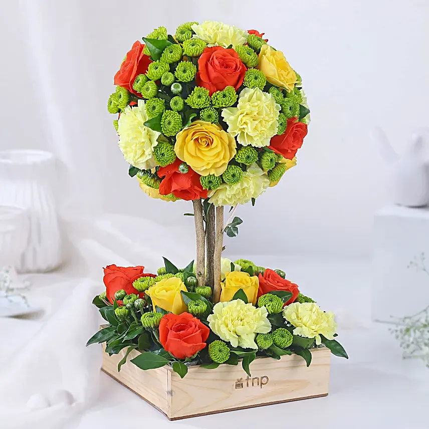 Radiant Roses and Carnations