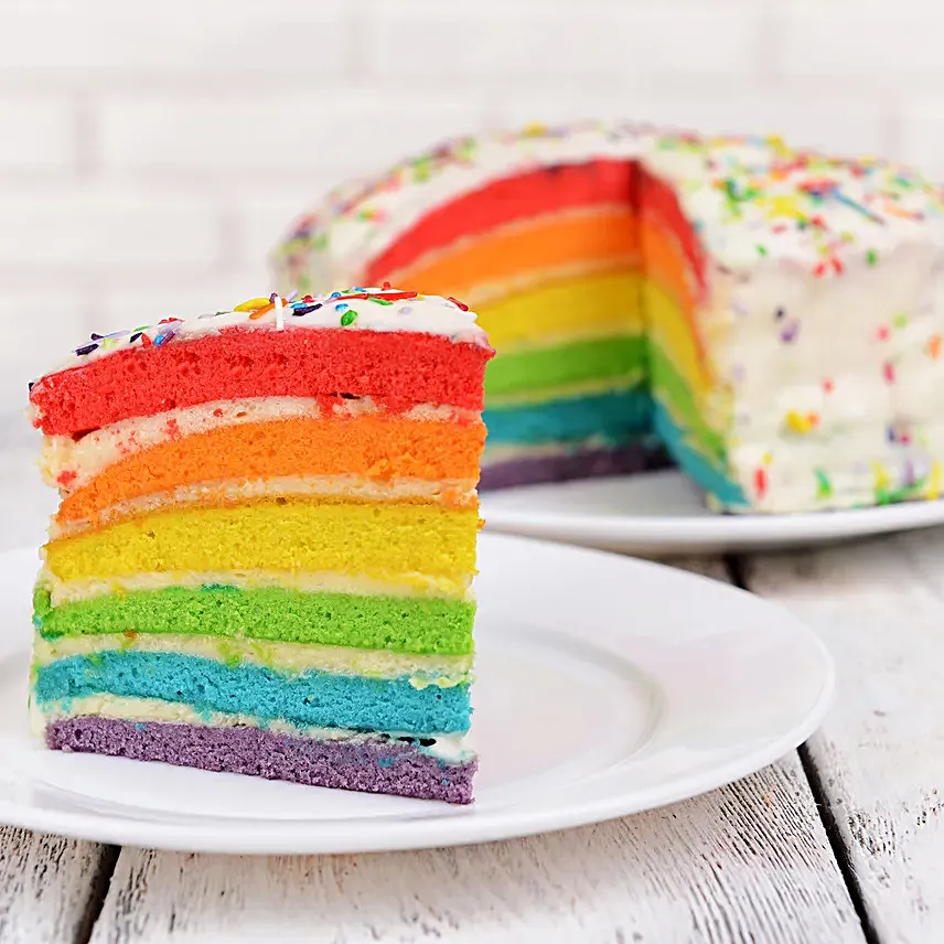 rainbow cake for kids