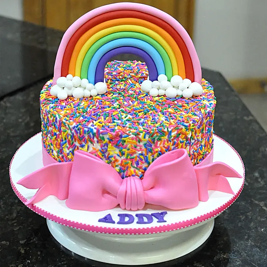 Desginer Rainbow Cake Online