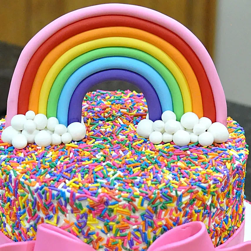 Desginer Rainbow Cake Online