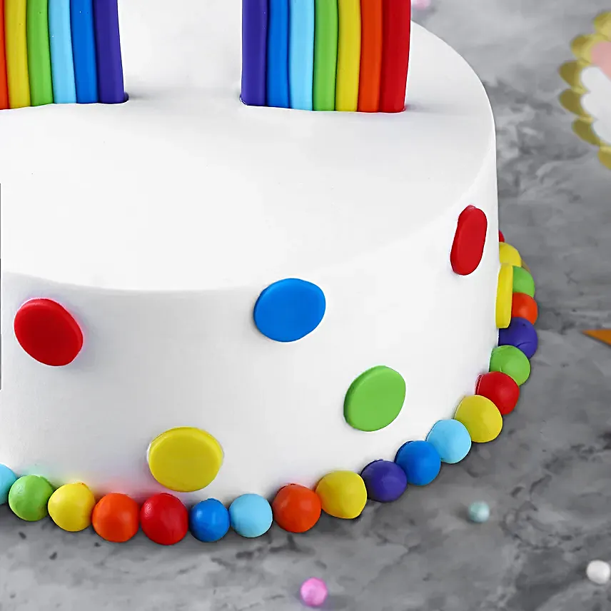 Rainbow Surprise Chocolate Cake 15Kg