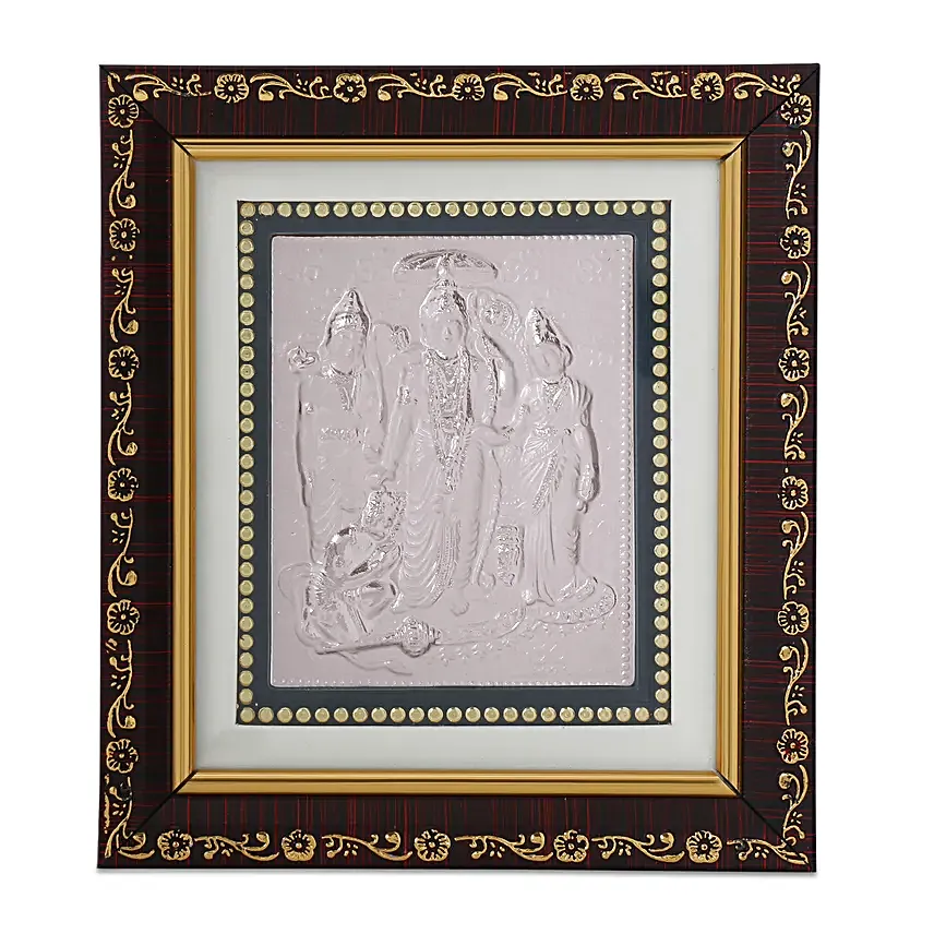 Ram Darbar Silver Photo Frame