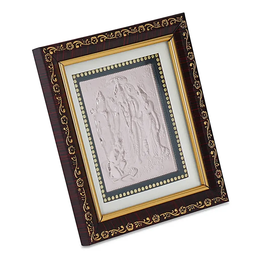 Ram Darbar Silver Photo Frame