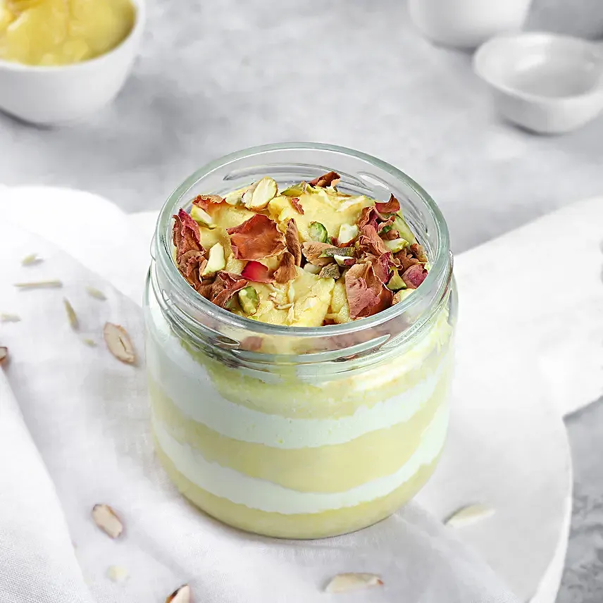 Rasmalai Delight Jar Cake Set